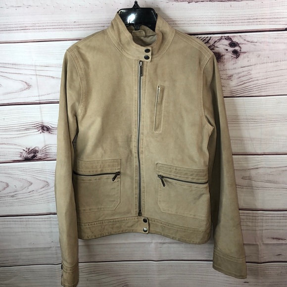 Banana Republic Jackets & Blazers - Banana republic suede leather jacket size small